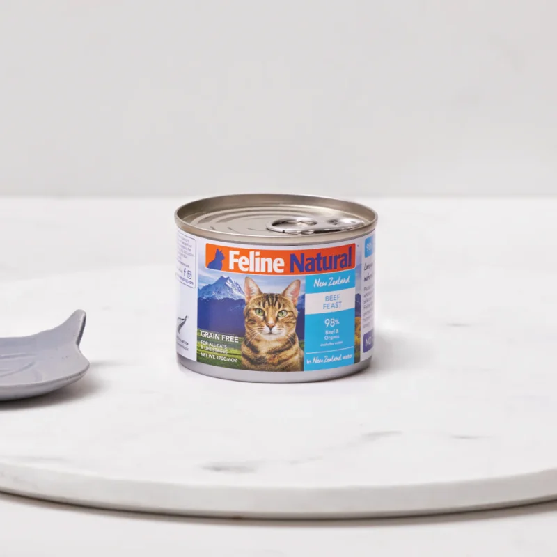 FELINE NATURAL BEEF FEAST CAT CAN